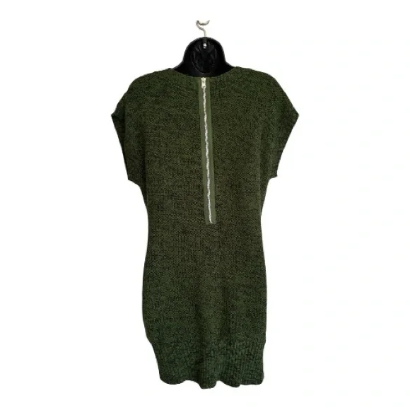 New Directions Olive and Black Marled Knit Dress with Shawl Size L - Picture 2 of 8